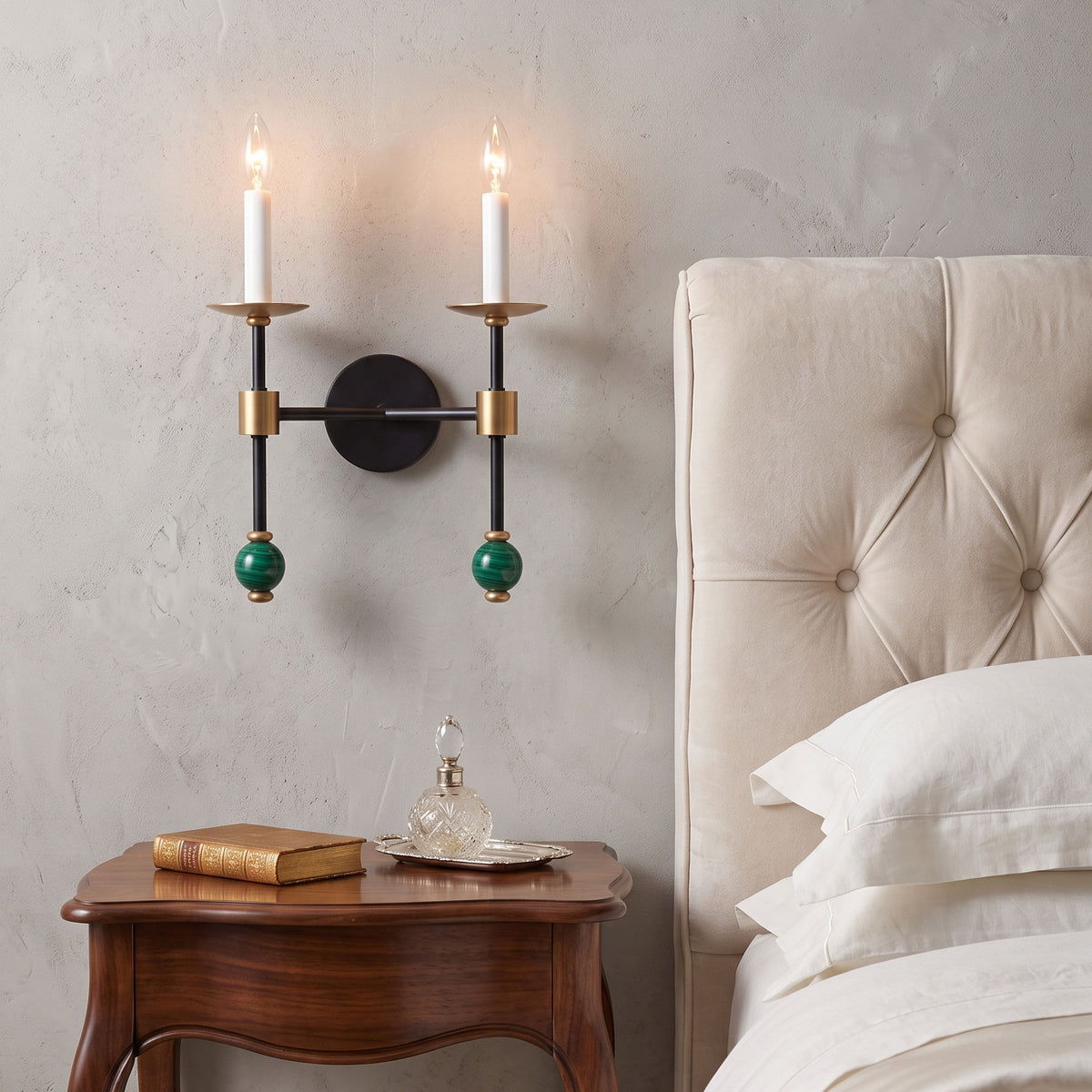 Cillian Drop Wall Sconce mounted on a wall